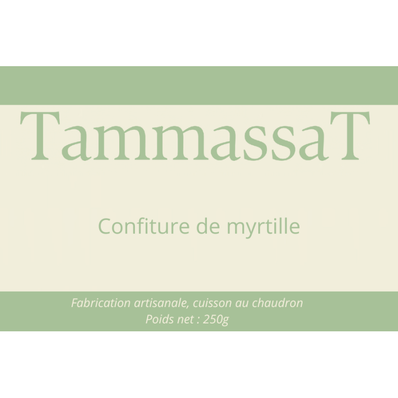 Confiture de myrtilles