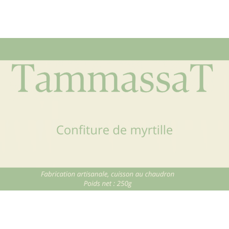 Confiture de myrtilles